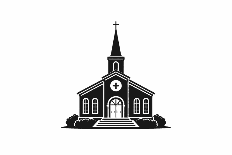 monroe church generic icon black white 1 768x512